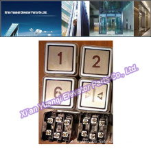 Thyssen Buttons Elevator Lift Spare Parts Thyssenkrupp Stainless Steel Push Call Button Brand new